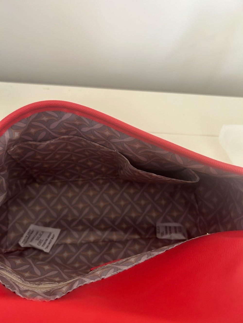 NWT CXL by Christian Lacroix Red Caviar Shoulder Bag with Gold Hardware - Picture 8 of 13